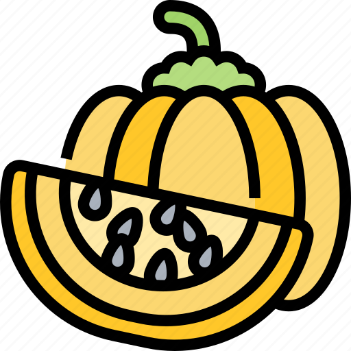 Pumpkin, vegetable, ingredient, nutrition, harvest icon - Download on Iconfinder