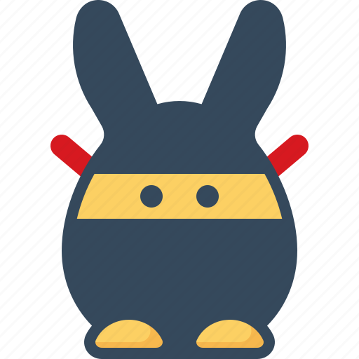 Bunny, emoticon, hare, ninja, rabbits, spy icon - Download on Iconfinder