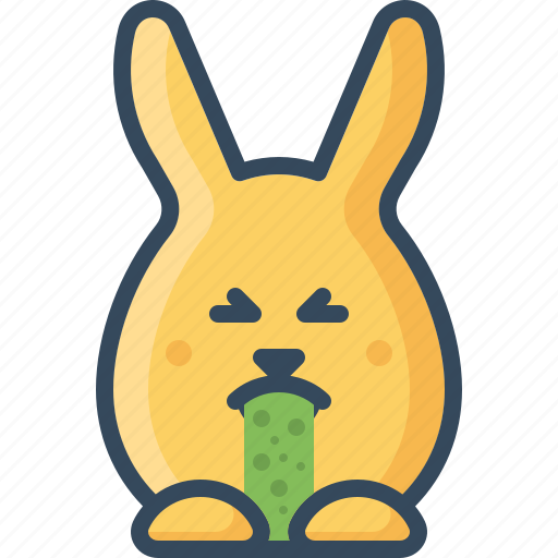 Bunny, hare, puke, puking, rabbits, sick icon - Download on Iconfinder