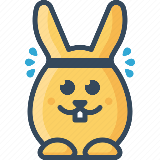 Active, bunny, hare, rabbit, sport, sweating icon - Download on Iconfinder