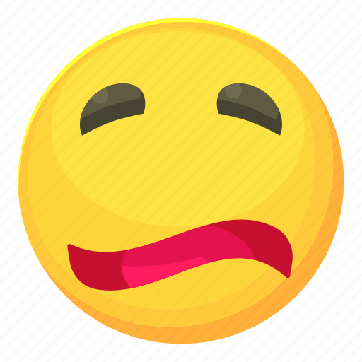 Cartoon, emotion, expression, face, facial, head, painfullysmiley icon - Download on Iconfinder