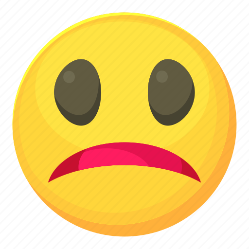 Cartoon, character, emoticon, face, human, melancholysmiley, sadness icon - Download on Iconfinder