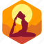 exercise, female, health, india, meditation 