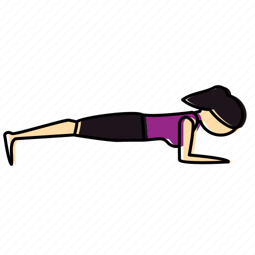 Forearm, meditation, plank, pose, yoga icon - Download on Iconfinder
