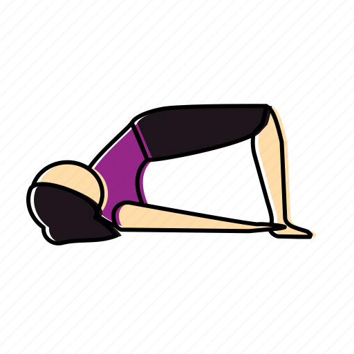 Bridge, meditation, pose, yoga icon - Download on Iconfinder