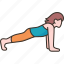 plank, yoga, exercise, pilates, stretch 