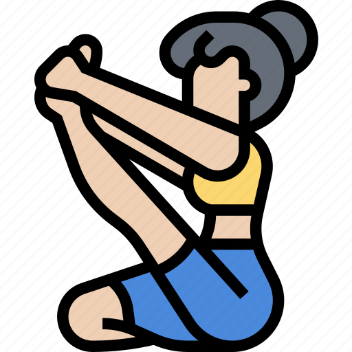 Heron, pose, yoga, fitness, flexibility icon - Download on Iconfinder