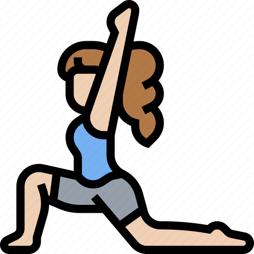 Low, lunge, yoga, body, exercise icon - Download on Iconfinder