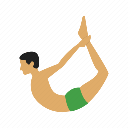 Bow, exercise, fitness, healthy, pose, training, yoga icon - Download on Iconfinder