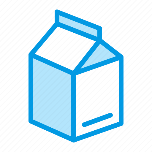 Box, dairy, food, kefir, milk, yogurt icon - Download on Iconfinder