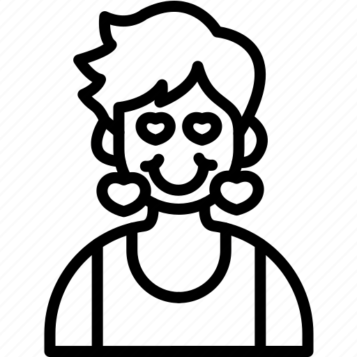 Boy, smile, with, hearts, romantic, affectionate, happy icon - Download on Iconfinder
