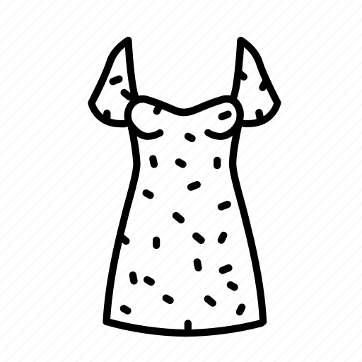Dress, one-piece, clothing, outer garment, woman icon - Download on Iconfinder