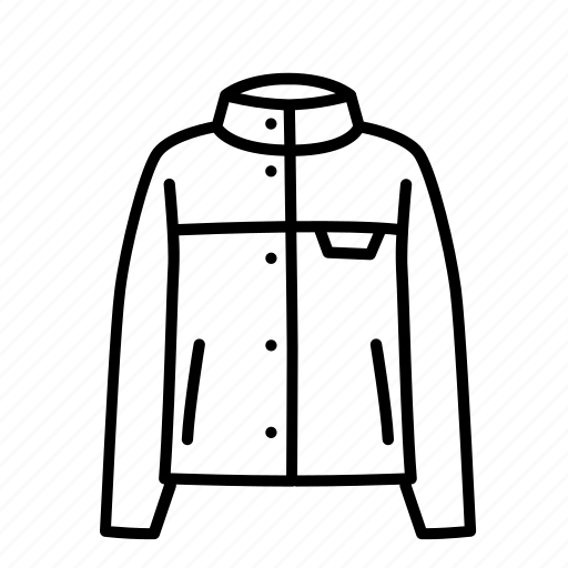 Jacket, fashion, clothing, top, outer garment icon - Download on Iconfinder