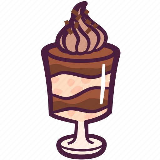 Cake, dessert, food, mousse, cream, chocolate icon - Download on Iconfinder