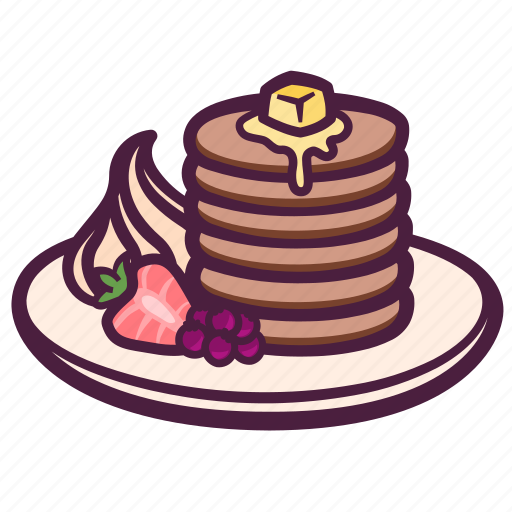 Pancakes, dessert, food, breakfast, butter icon - Download on Iconfinder