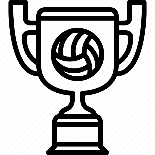 Sport, trophy, cup, prize, volleyball, winner icon - Download on Iconfinder