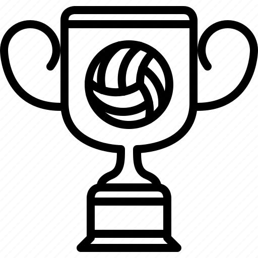 Sport, trophy, cup, prize, volleyball, winner icon - Download on Iconfinder