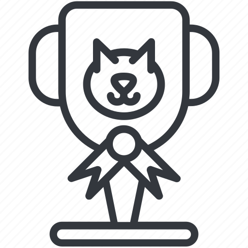 Cats, reward, victory, winner, winning trophy, yummy icon - Download on Iconfinder
