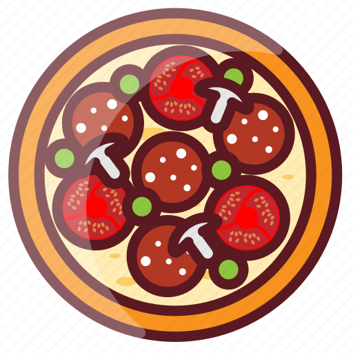 Delicious, fastfood, food, junk food, pizza icon - Download on Iconfinder
