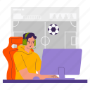 sports football game, football, match, play, soccer, gaming, esport, gamer, game 