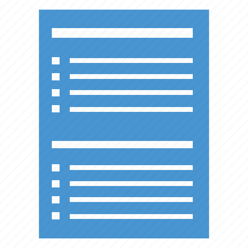 Catalog, list, schedule, specification, zachman, checklist, document icon - Download on Iconfinder