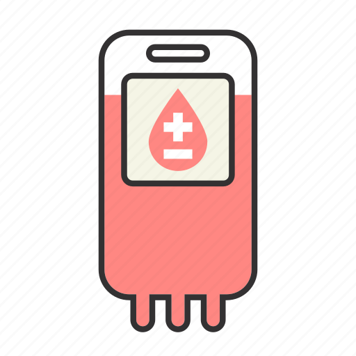 Blood, donate, emergency, health, negative, positive, type icon - Download on Iconfinder