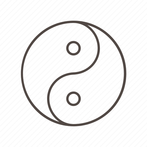 Balance, impermanence, line, movement, yang, yin icon - Download on Iconfinder