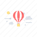 aerostat, air, balloon, travel