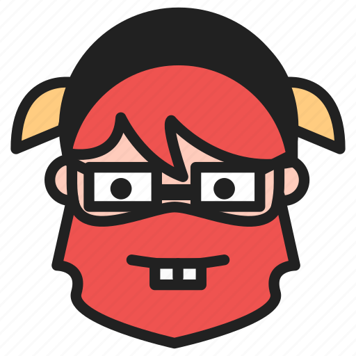 Dwarf, emoji, emoticon, face, nerd icon - Download on Iconfinder