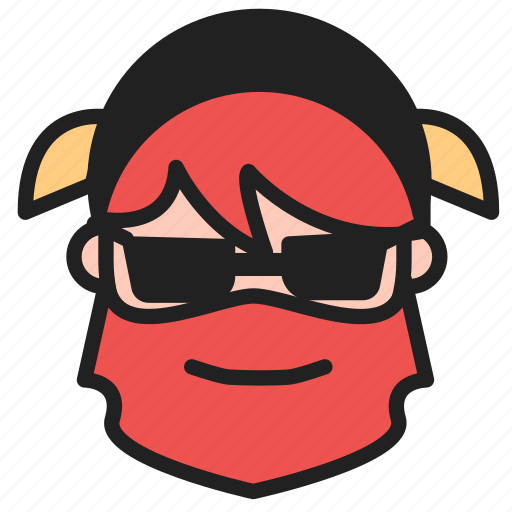 Cool, dwarf, emoji, emoticon, face, sunglasses icon - Download on Iconfinder