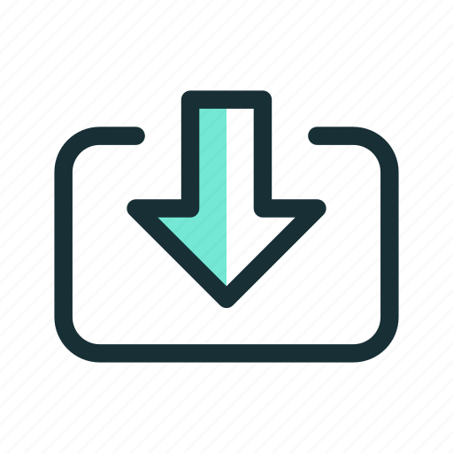 Arrow, download, import, save icon - Download on Iconfinder