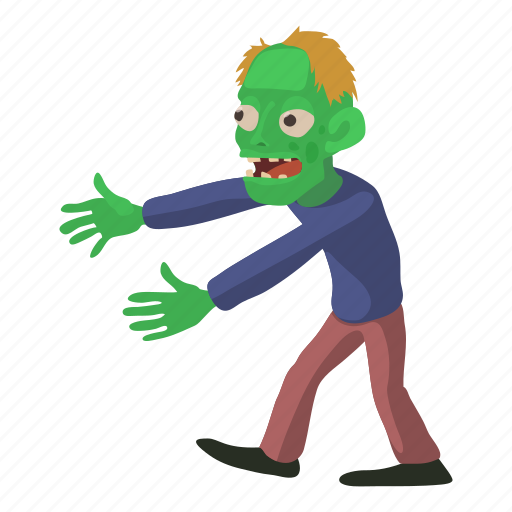 Cartoon, dead, hand, head, horror, scary, zombie icon - Download on Iconfinder