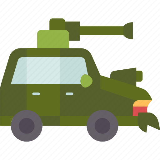 Armored, car, artillery, gun, war icon - Download on Iconfinder