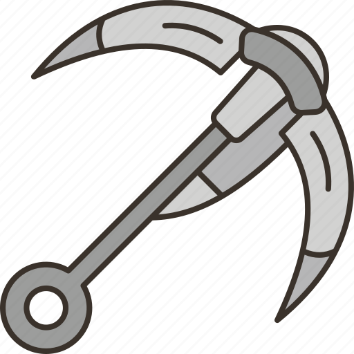 Hook, grappling, climbing, survival, tool icon - Download on Iconfinder