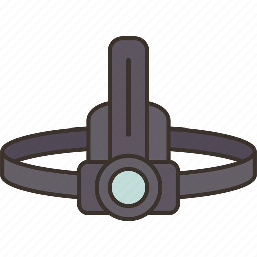 Torch, head, dark, light, belt icon - Download on Iconfinder