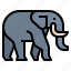 animal, elephant, wildlife, zoo 