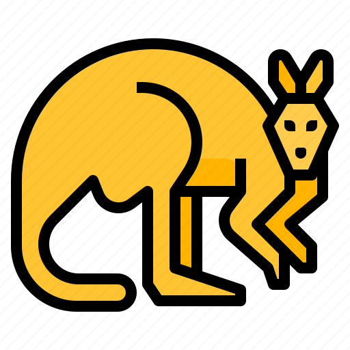 Animal, kangaroo, wildlife, zoo icon - Download on Iconfinder
