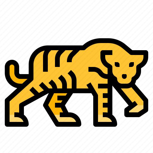 Animal, tiger, wildlife, zoo icon - Download on Iconfinder