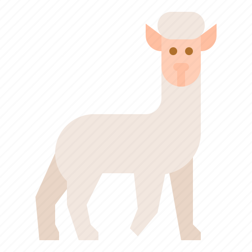 Alpaca, animal, wildlife, zoo icon - Download on Iconfinder