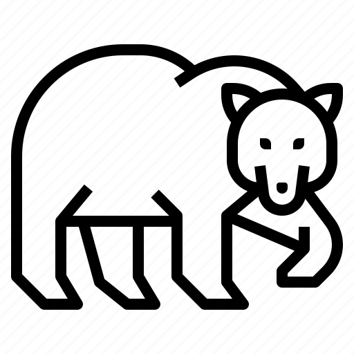 Animal, bear, wildlife, zoo icon - Download on Iconfinder