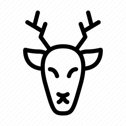 Reindeer, animal, forest, zoo, wild icon - Download on Iconfinder