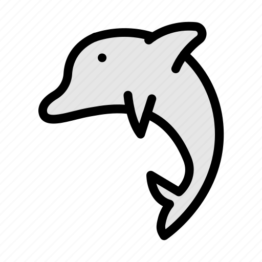 Dolphin, fish, zoo, wild, water icon - Download on Iconfinder