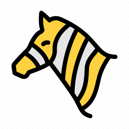 Zebra, wild, animal, face, zoo icon - Download on Iconfinder