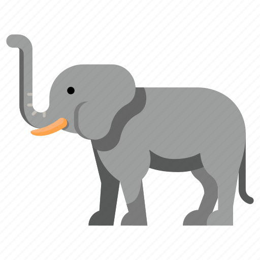 Africa, animal, elephant, mammal, safari, wildlife, zoo icon - Download on Iconfinder