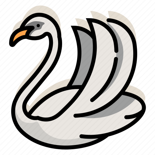 Animal, beautiful, bird, elegance, romance, swan, zoo icon - Download on Iconfinder