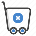 ecommerce, cancel, shopping trolley, shopping cart, shopping carts, cancel item