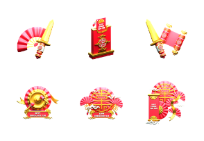 3D Iconset Special Chinese New Year