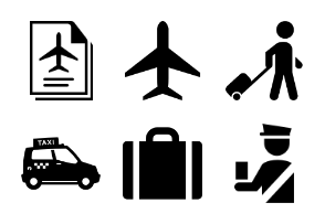 Airport And Travel Icons