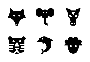 Animals Material Glyph