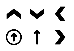Arrows Glyph Set
